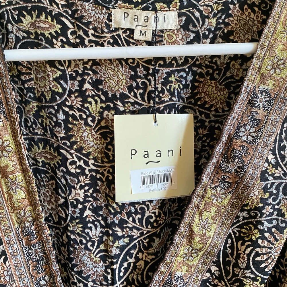 Paani wrap dress, size medium